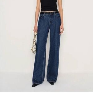 Reformation Cary Low Rise Slouchy Wide Leg